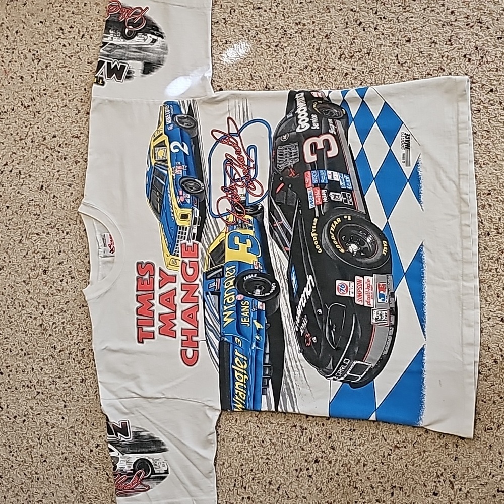 Vintage Dale Earnhardt All Over Print T-shirt